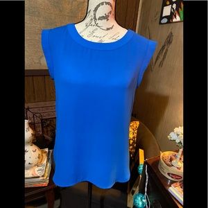 J.Crew beautiful blue slip over blouse in new shape